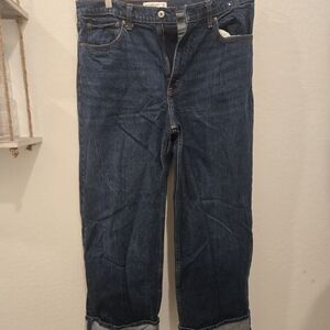 Classic 90s High Rise Relaxed Jean Cuffed